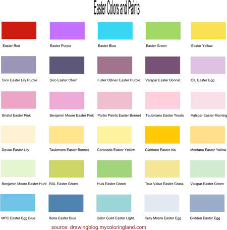 list-of-easter-colors